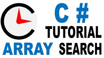 Minute Code: C# Array Search