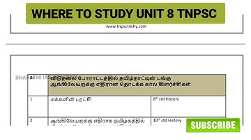 Where to study for TNPSC Group 4 VAO June 2024 Unit 8|#tnpscgroup4 #tnpsc #tnpscsyllabus #tnpsc2024