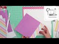 Real Time Scrapbook Layout Process  "Mouse Ears"/ Disney / Baby Girl