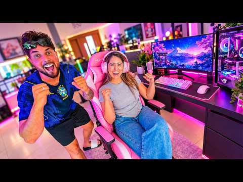 I BUILT MY GAMING PC AT THE HUNTERS MANSION!