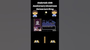 Undertale 10th Anniversary Livestream Gerson Lore Drop #undertale #deltarune #anniversary #stream