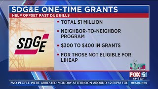 SDG&E One-Time Grants