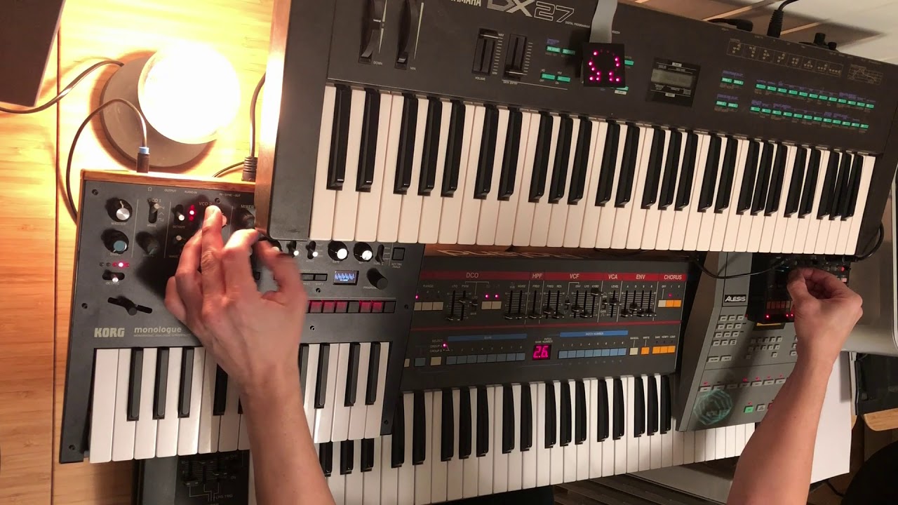 DX106 by Waveformer - Roland Juno 106, Yamaha DX27, Alesis MMT8