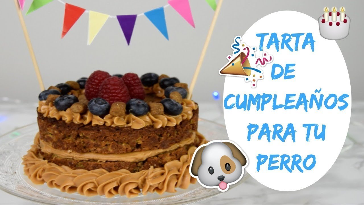 TARTA DE CUMPLEAÑOS PARA PERRITOS 🐶🎂🍰🎉🎁💗😍