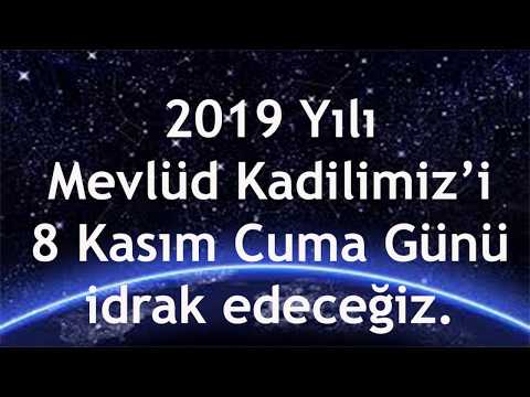 2019 Mevlid Kandili