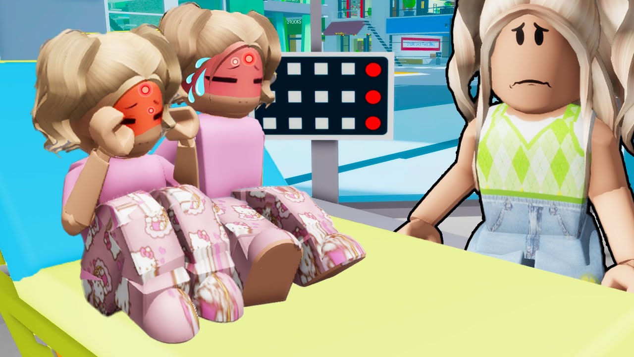 Fiicele mele s-au imbolnavit.. Maraton Brookhaven