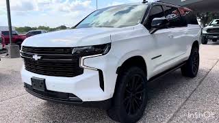 2023 Chevy Suburban Custom Lift/Wheels/Tires/Chrome Deleted 4wd with Mike at Lifted Trucks