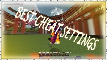 I have the best cheat settings