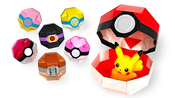 新 折り紙モンスターボール Origami Pokeball NEW 