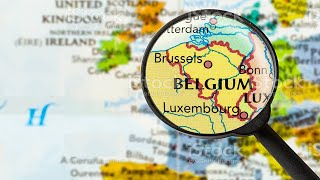 Подробная карта Бельгии - Detailed map of Belgium