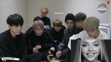 BTS reacting to STRIP by Little Mix