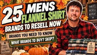 25 Mens Flannel Shirt Brand To Resell Now