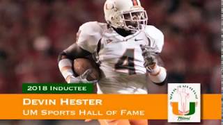 Devin Hester - University of Miami Sports Hall of Fame