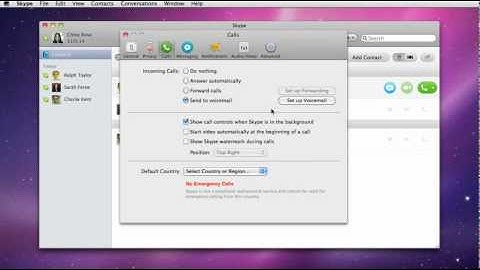 How to set up Skype voicemail - Mac