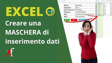 Excel: creare una Maschera di Inserimento Dati