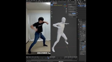 CEB 4D Humans 0.05 - Super close combat #blender3d #mocap #ai #ml