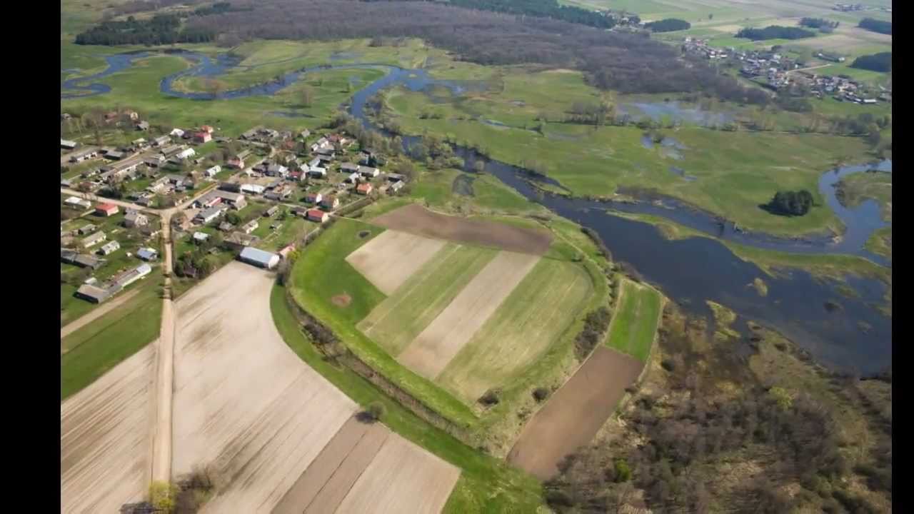 Fotogrametryczna dokumentacja z balonu pozostałosci grodziska w Grodzisku gm. Grębków
