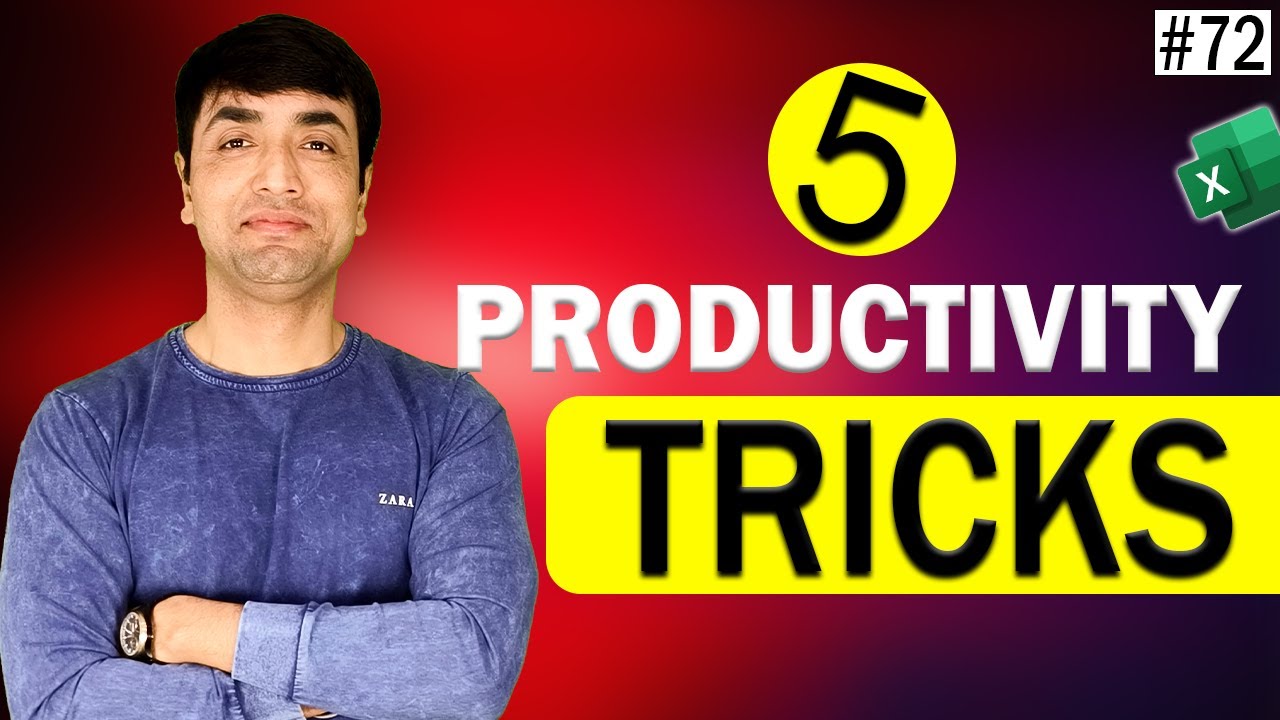 Excel 5 Productivity Tricks - YouTube