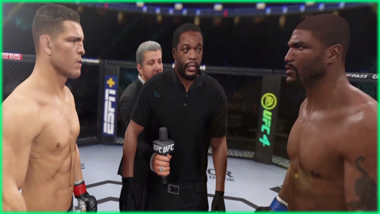 Nick Diaz vs Rampage Jackson EA Sports UFC 4 YouTube