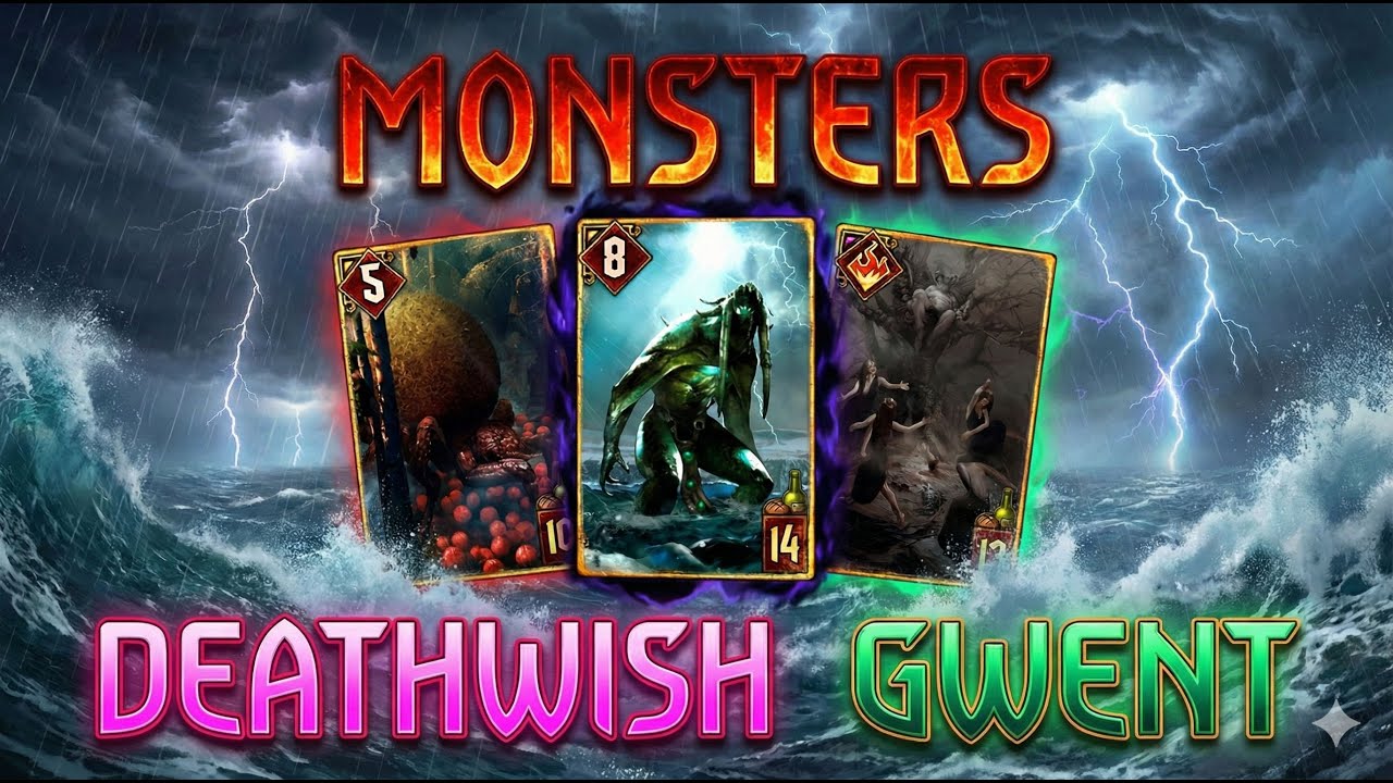 Gwent Dagon's deathwish: comeback! Monsters vs 