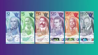 Barbados 2, 5, 10, 20, 50 and 100 Dollars 2022