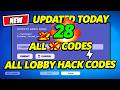 ALL 28 LOBBY HACK CODES (UPDATED) Fortnite Season 4 Admin Panel Codes!! How to GET ALL FREE Sprites!