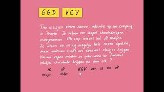 Ggd En Kgv, Contextopgaven, Redactiesommen