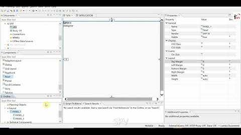 Panel Component and Script in Lumira Designer 2 3