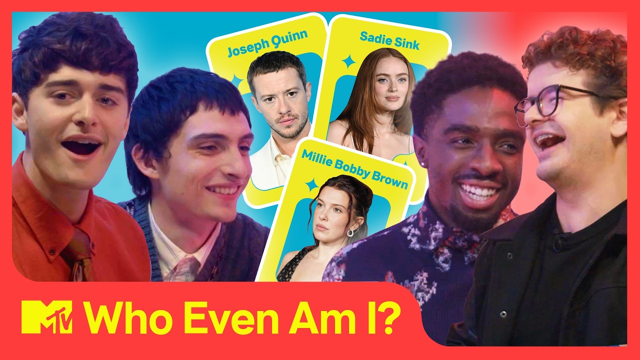 Stranger Things Cast Play The Most Chaotic Game of Who Even Am I? | MTV Movies