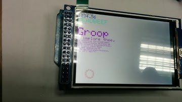 Проверка работы TFT дисплея 3.2" для Arduino MEGA2560