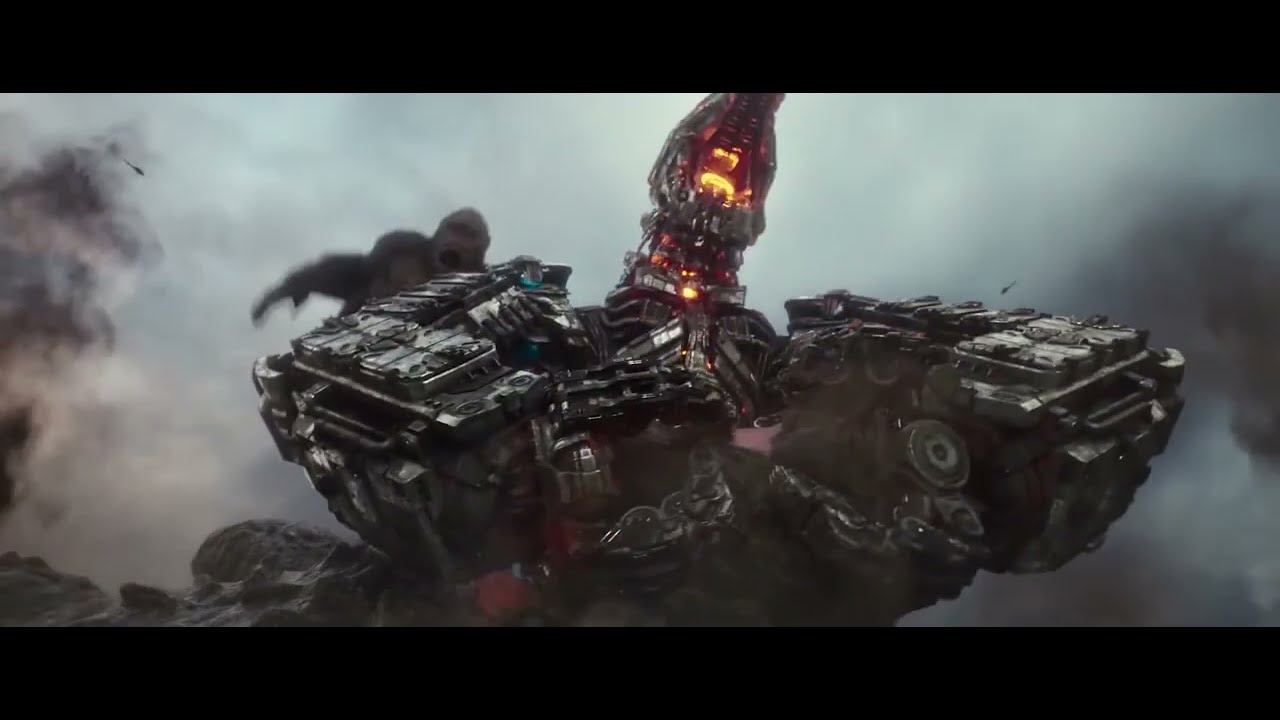 Godzilla fights Mechagodzilla but with Collective Consciousness