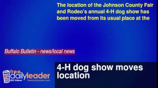 4-H dog show moves location