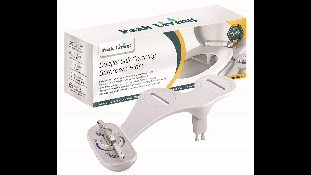 PaakLiving Bidet Toilet Seat Attachment | Installation Video