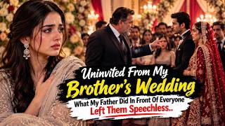 Full Uninvited From My Brother’s Wedding — What My Father Did in Front of Everyone Shocked Us All Update