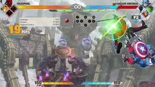 Deadpool - Easy BnB 3X Assist & Super Combo | MARVEL Tōkon Combo Guide