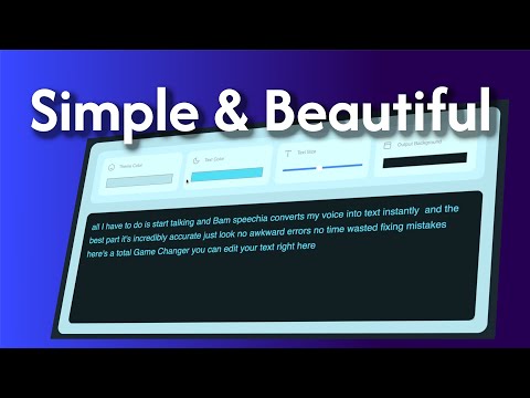 Speechia Beautiful Speech to Text video preview 2