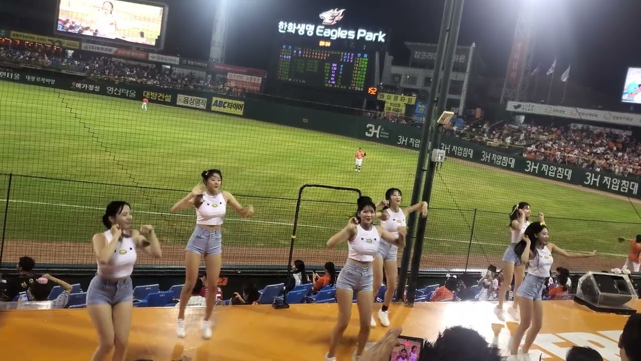 (한화이글스) 8/11 치어리더 공연