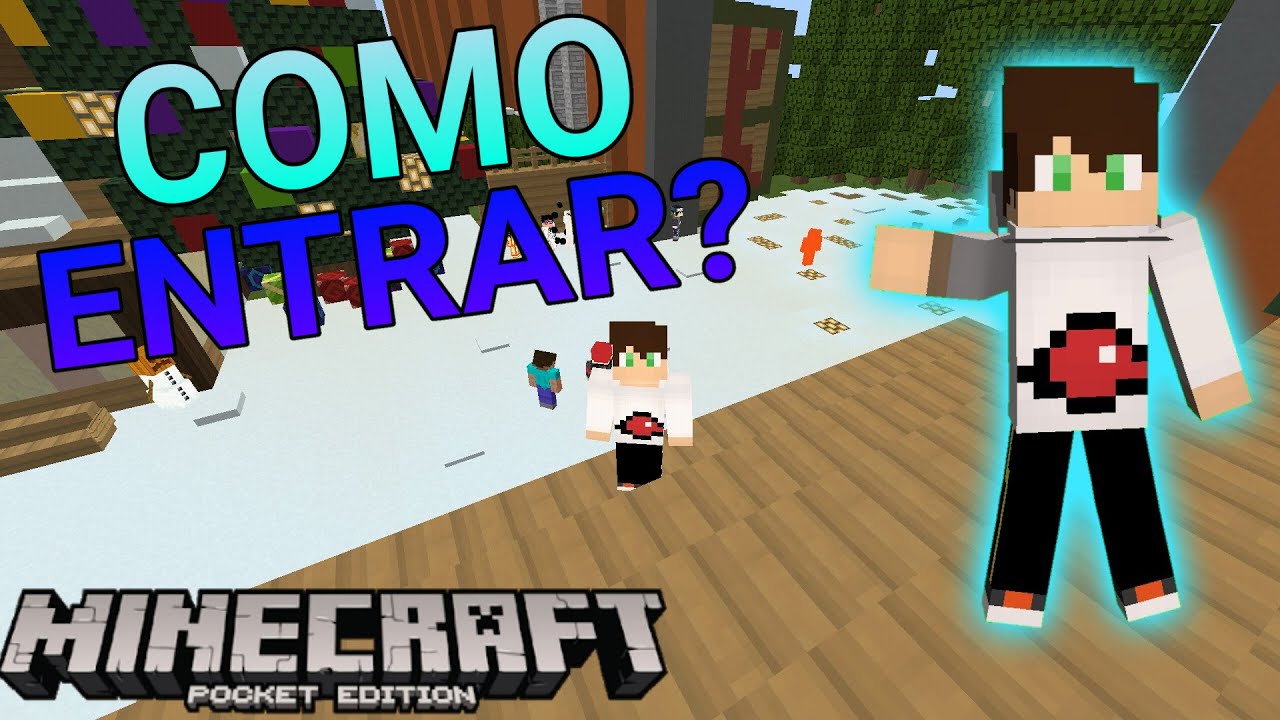 COMO ENTRAR NO SERVIDOR!! DE NARUTO PRA MINECRAFT PE (Davy) - YouTube