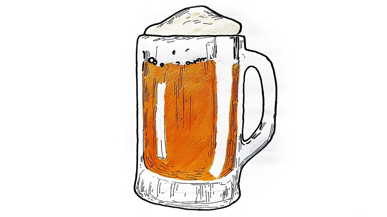 Beer Mug Drawing HighRes Vector Graphic  Getty Images