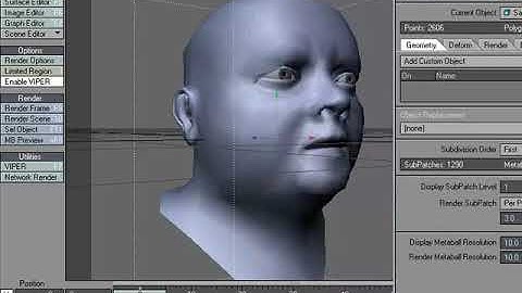 LightWave 9 Adaptive Pixel Subdivision via Weightmaps