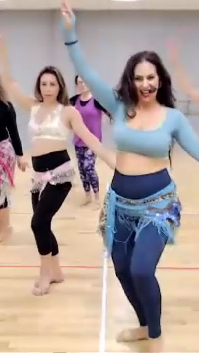 Dancing Our BEADS OFF! Try this combo with me! 💃🏽 🎶 #dance #bellydance #shorts