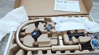 Modern Elegance! ✨ Delta Nicoli Champagne Bronze Faucet Review