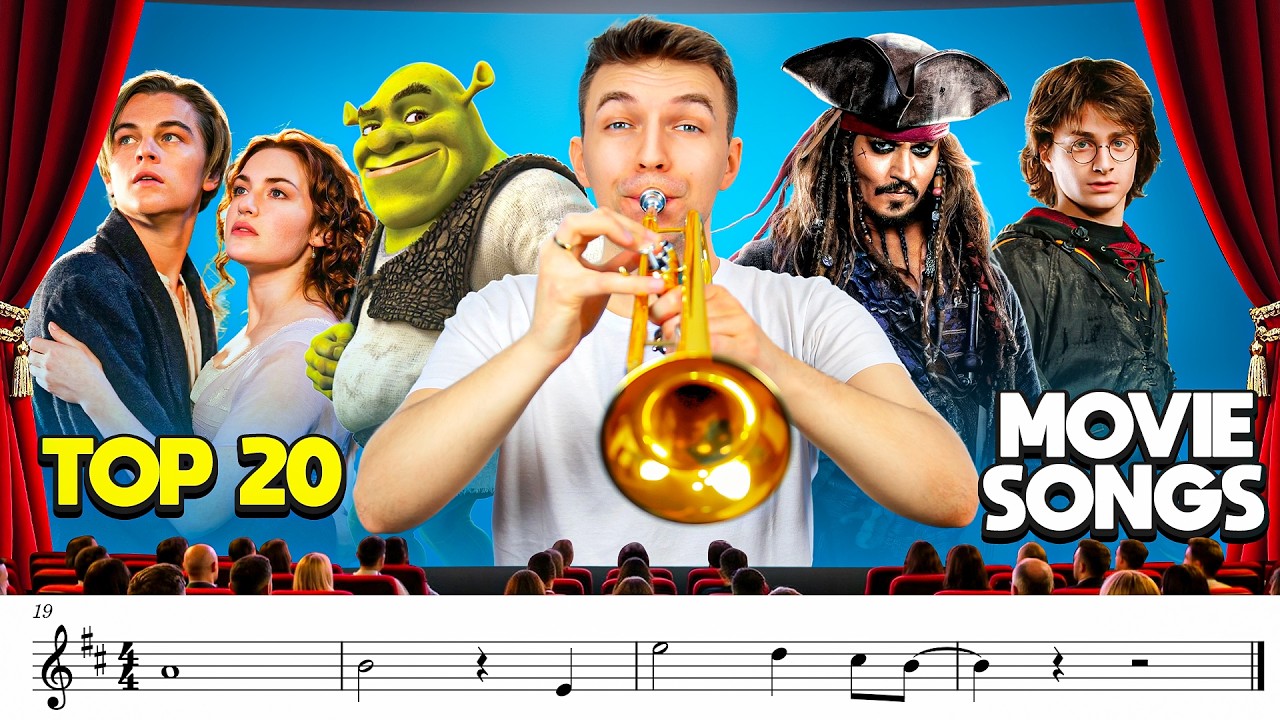 20 ICONIC Movie Songs Everyone Knows 🎬 (with Sheet Music/Notes)