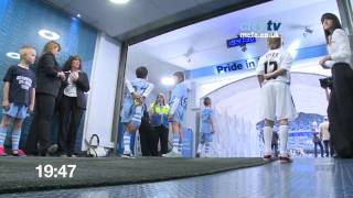 TUNNEL CAM: Man City 4-0 Swansea Behind the scenes at the Etihad Stadium