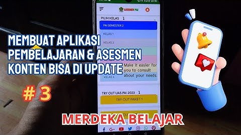 Membuat Aplikai Media Pembelajaran/Asesmen part3 - menjadikan web sebagai aplikasi android
