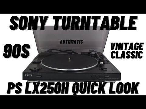 ＳＯＮＹ ＰＳー２５０Ａ Sony Turntable.Vintage PS LX250H - YouTube