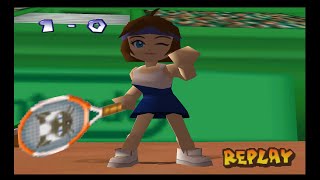 Mario Tennis N64 (Project64) Star Tournament Doubles (Kate / Nina)