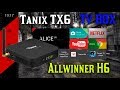 Отличная смарт тв приставка Tanix TX6 Android TV Box Allwinner H6 ALICE UX Ram 4GB + Rom 32GB Обзор