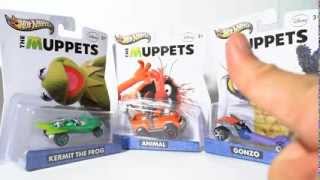 Hot Wheels & Disney Present The Muppets Character Cars Feat. Animal, Gonzo & Kermit New Castings