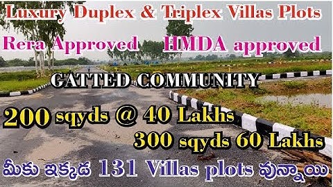 Hmda approved villa plot for sale in keesara hyderabad | plots for sale in Hyderabad